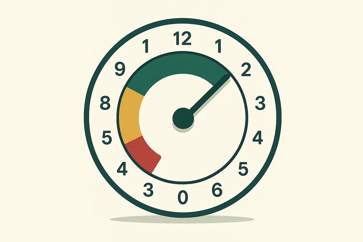 Inventory dashboard showing weeks cover calculations for multiple SKUs with colour-coded urgency levels
