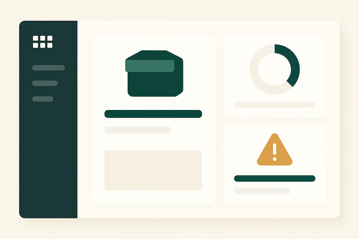 Canopy dashboard showing weeks cover traffic lights for stockout prevention