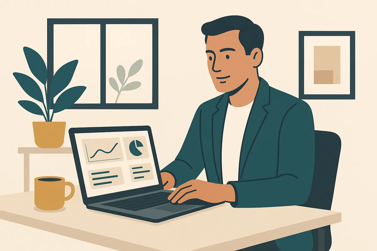 Ecommerce founder at desk planning operational scaling from £100K to £1M revenue