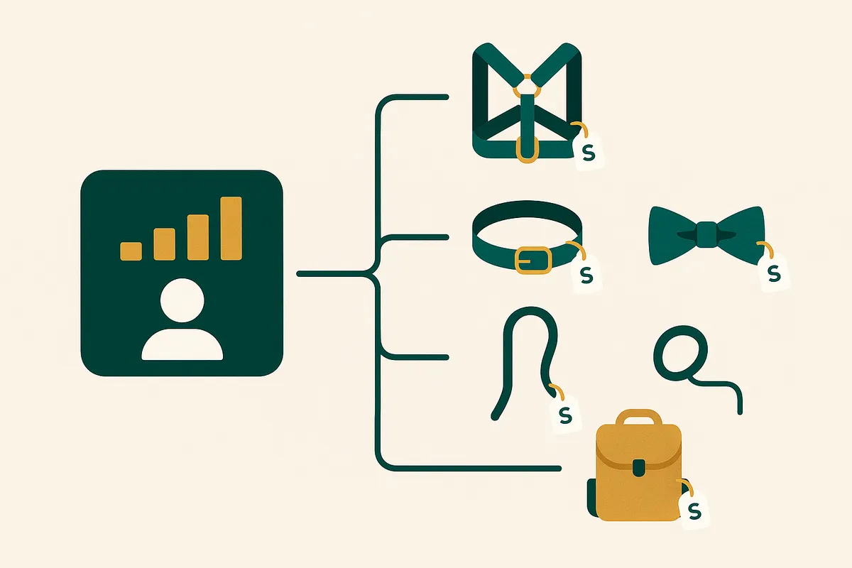 Diagram showing how a product bundle is made of multiple components with the MIN calculation determining availability